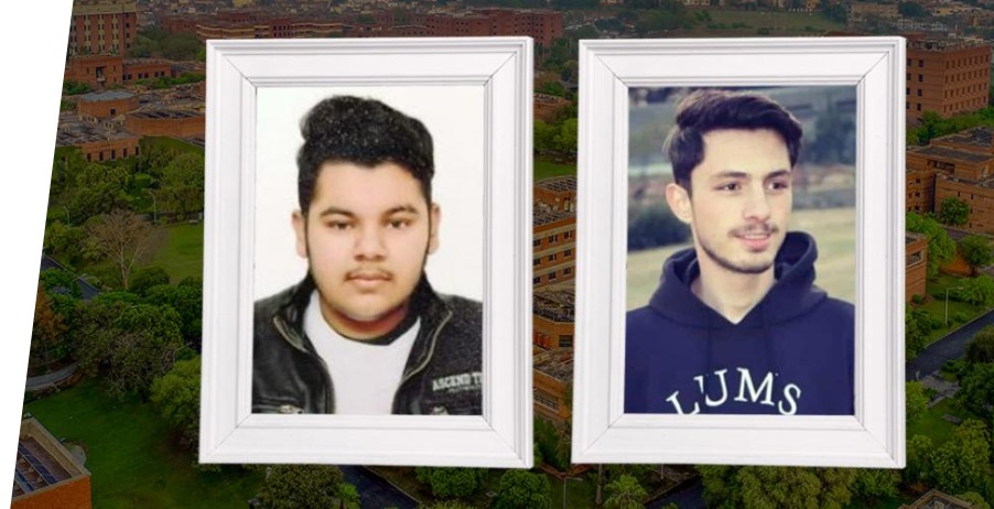 LUMS Students Hold Memorial for Muhammad Asad Khalid and Hamas Habib