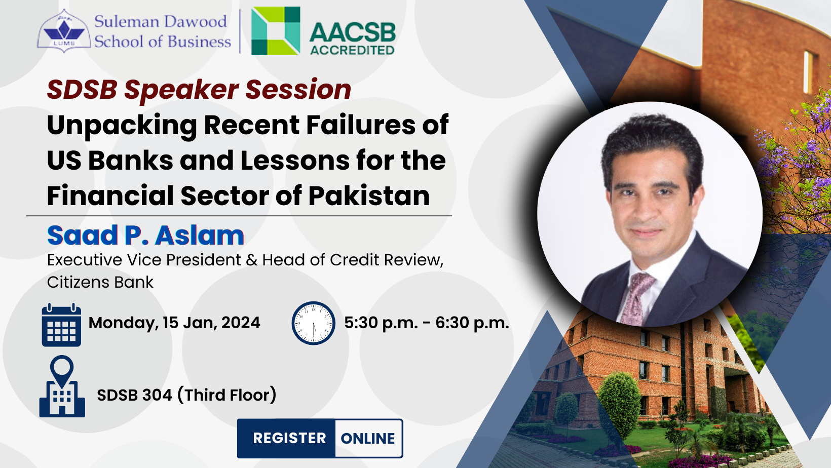 Speaker Session on Unpacking Recent Failures of US Banks and Lessons ...