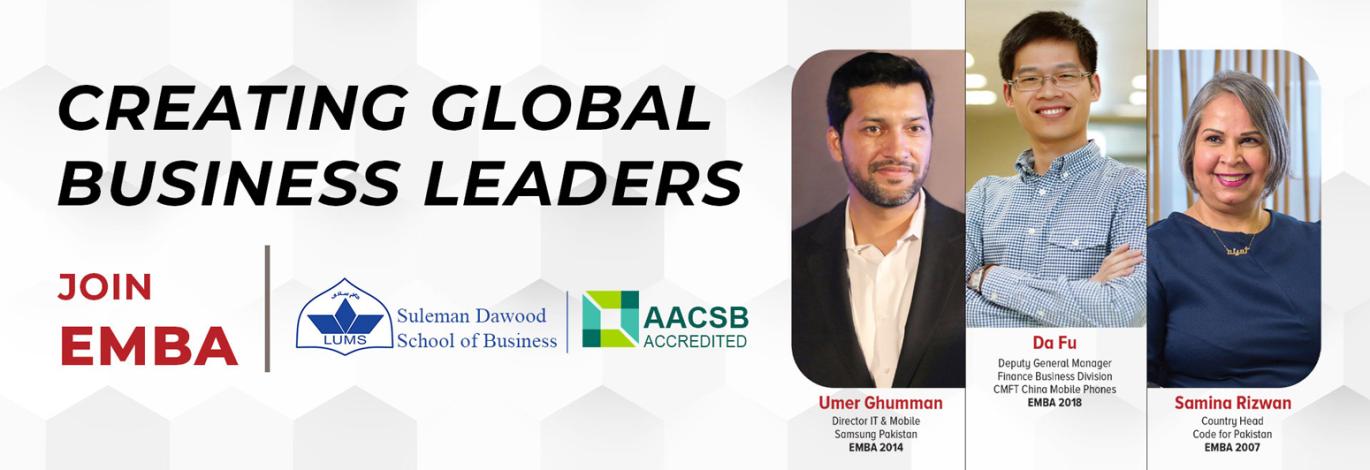 Executive MBA at SDSB - LUMS